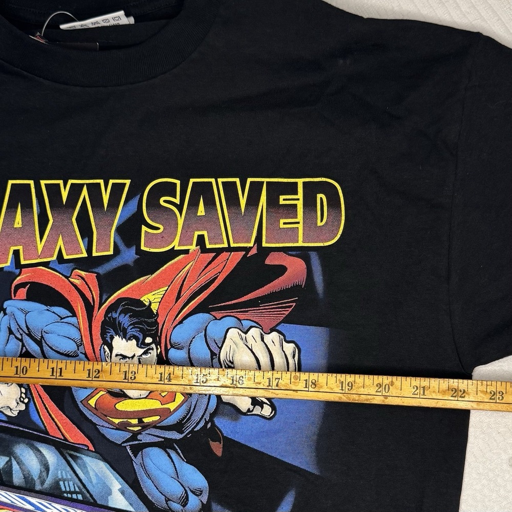 Vintage 1999 Jeff Gordon Superman A Galaxy Saved NASCAR AOP T-Shirt Size Large - Picture 10 of 10